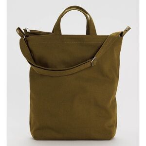 Baggu Dark Olive Green Canvas Tote Duck Bag
